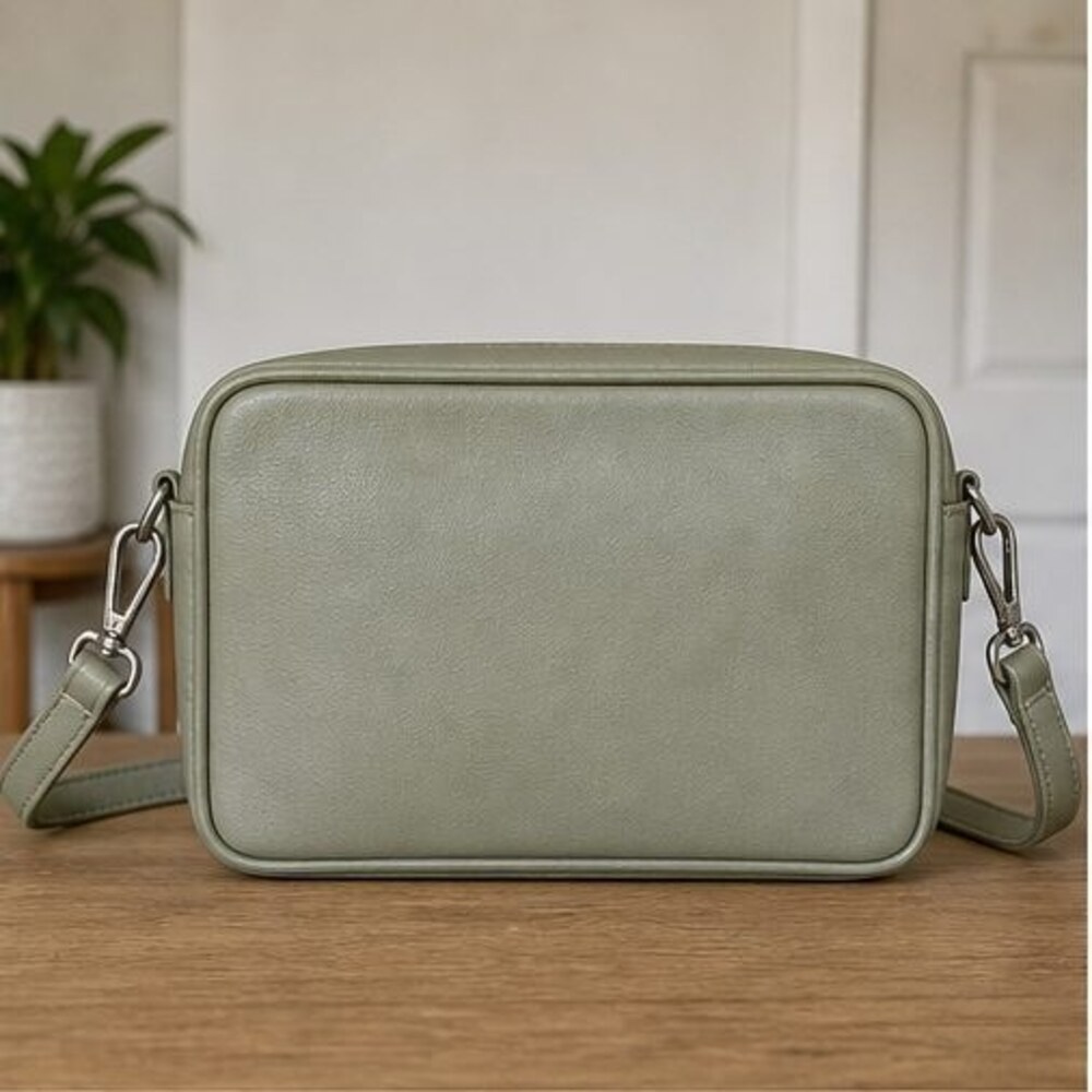 Sage Faux Leather Bag